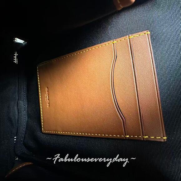 Coach Men's Stanton Crossbody Bag In Signature Denim/Black CAJ44 NWT - Picture 7 of 8